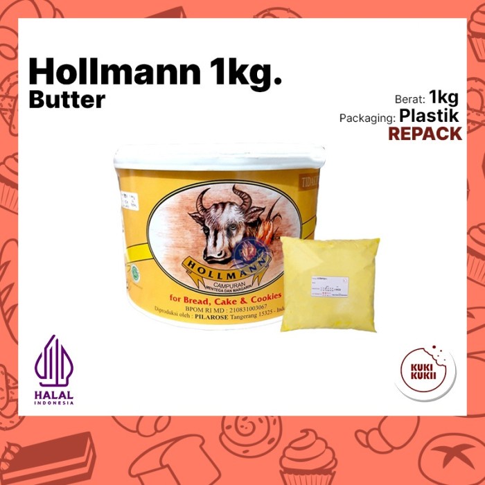 

(BestSeller) Butter Hollmann 1kg Mentega Butter Hollman 1 kg