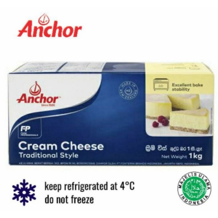 

(BestSeller) Anchor cream cheese 500 gr repack
