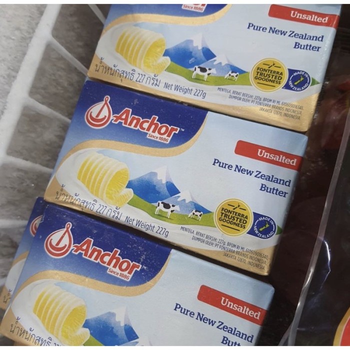 

(BestSeller) anchor unsalted butter 227gram