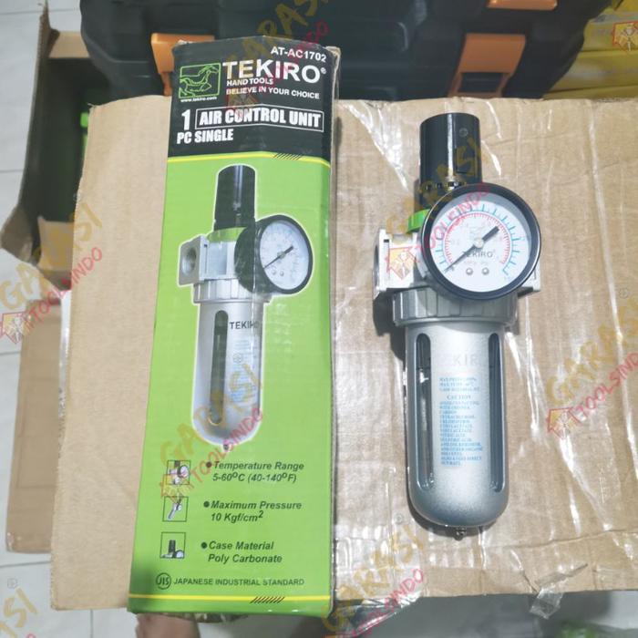 TEKIRO AIR CONTROL UNIT SINGGLE TABUNG AIR FILTER UDARA KOMPRESOR FILTER AIR KOMPRESOR 1 TABUNG
