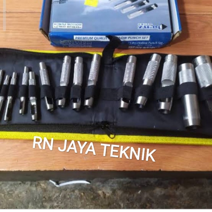 

Jual [READY] (RN) Alat Pembolong Gasket Kulit Plong Set 15 Pcs Alat pemotong