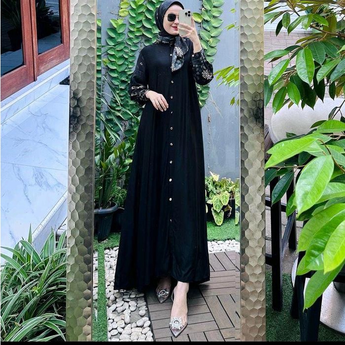 New Andara Gamis Set Hijab Gamis Hijab Kombinasi Readyy