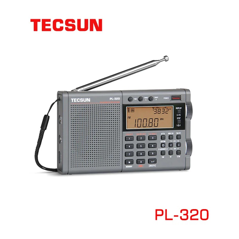 New Tecsun Pl-320 Radio Fm/Am/Sw/Wm/Full Band Radio Dsp Receiver Fm Stereo Portable Radio Tecsun