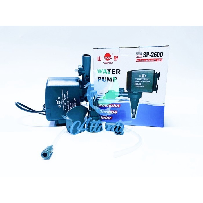 Terbaru Yamano Sp 2600 Yamano Sp-2600 Pompa Celup Aquarium Kolam Hidroponik