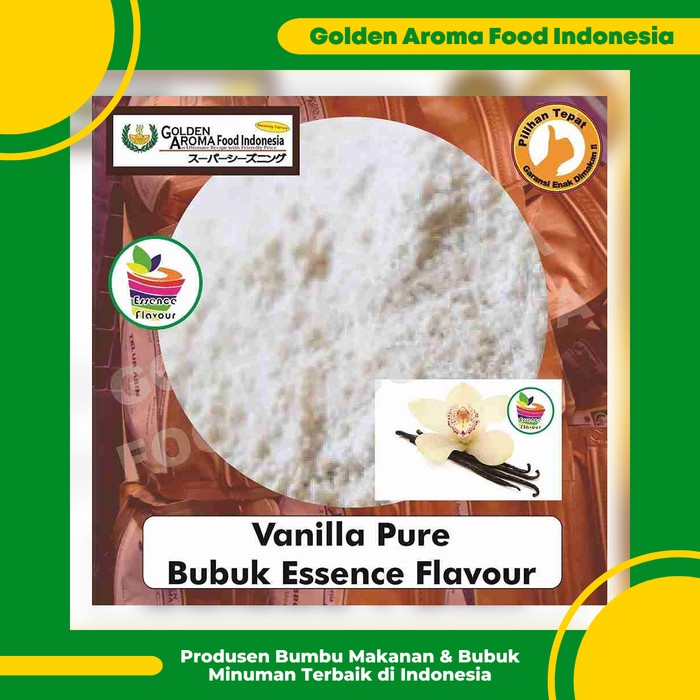 

Bubuk Vanila Pure 1/2 Kg Essen Flavor Ekstrak Vanilla Murni GAFI