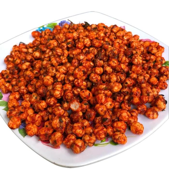 

1 Kg - Pilus Cikur Jendral Varian Rasa Pedas Daun Jeruk Cemilan Putih Ball Food Snack Makanan snak
