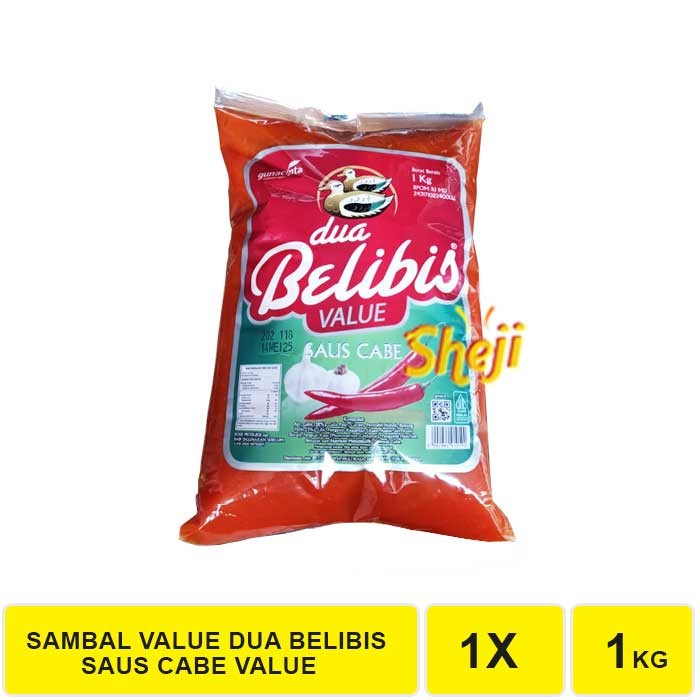 

SAMBAL DUA BELIBIS VALUE PACK 1KG