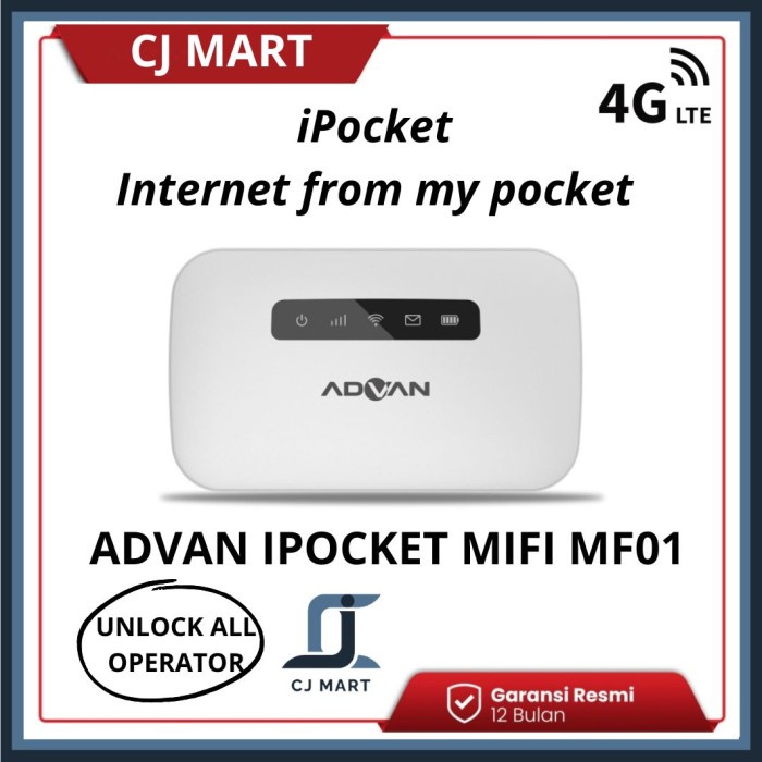 MERtaComp- Modem ADVAN Ipocket MIFI MF01 Unlock All Operator Modem Mifi