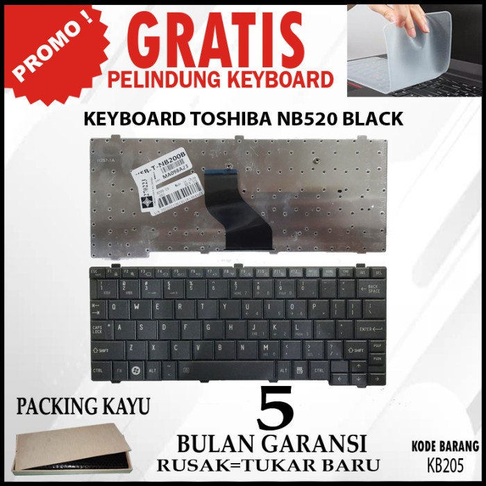 MERtaComp- Keyboard Laptop Notebook Toshiba Mini NB500 NB505 NB510 NB520 NB200