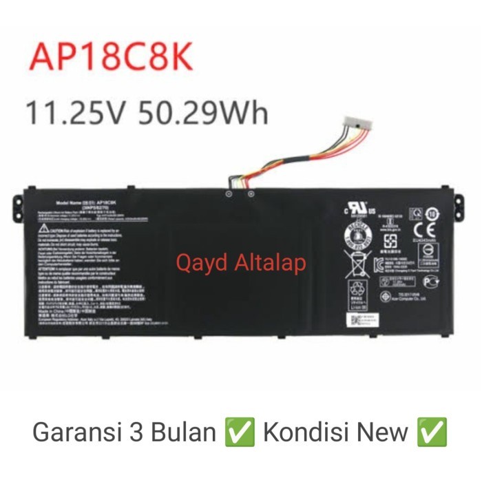 BATERAI BATTERY ACER SWIFT 5 SF514 SF514-54 SF514-54G SF514-54GT