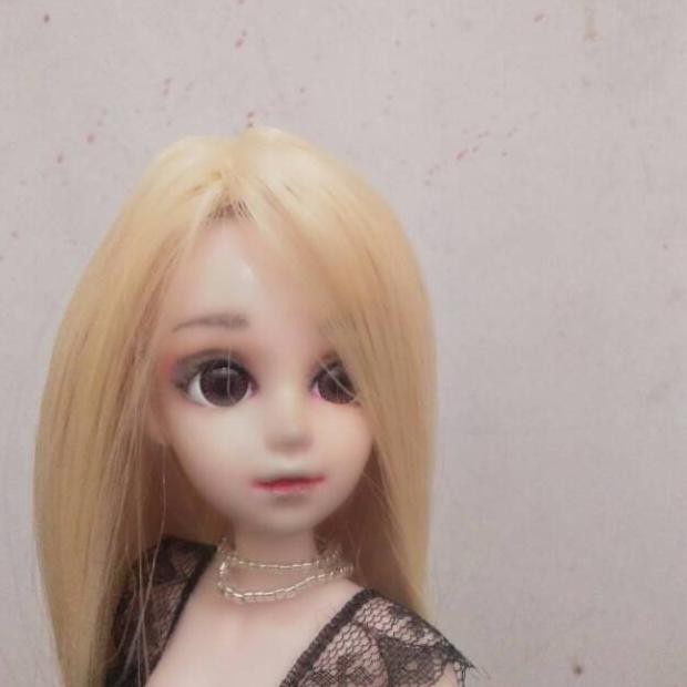 PREMIUM Wig untuk boneka BJD 1/6 30cm ,Assessoris rambut palsu boneka