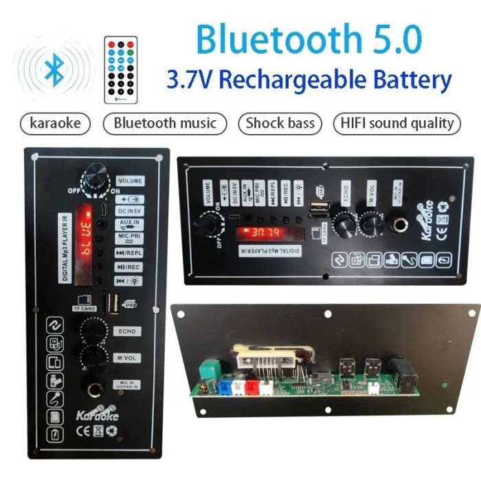 PREMIUM Papan Amplifier MP3 Audio Mobil 3.7V 7.4V Papan Decoder Karaoke Amplifier