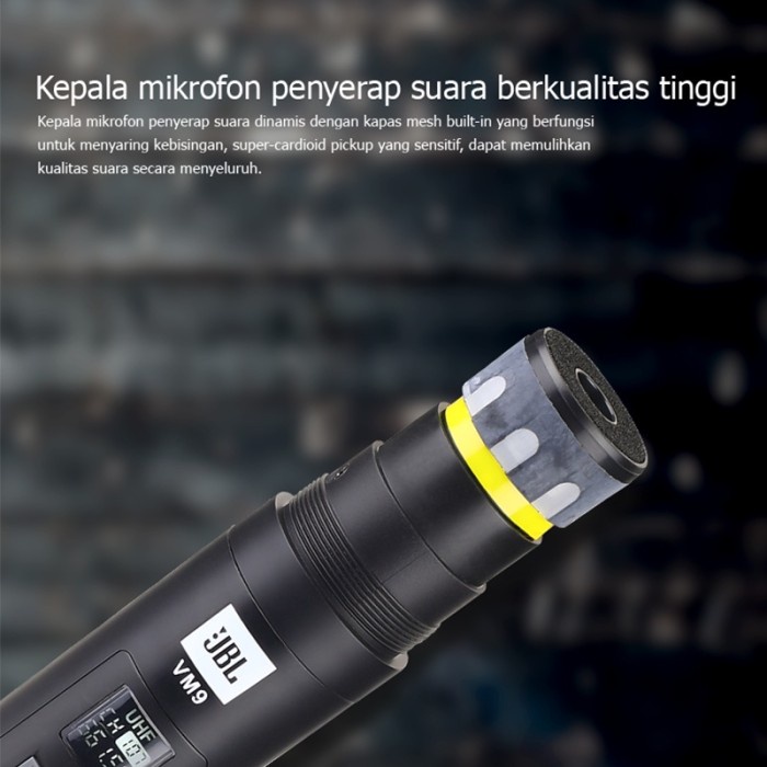 PREMIUM JBL/original VM9,mik wireless,mik karaoke,mic karaoke suara jernih,mic wireless,mic