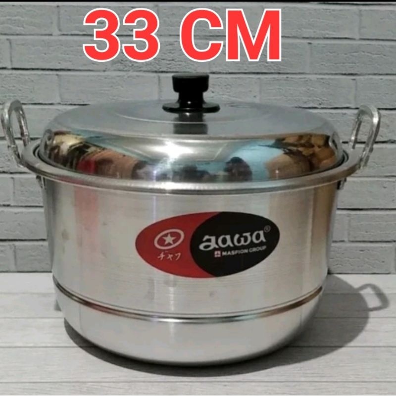 Panci Langseng maspion jawa 33cm/panci kukusan maspion jawa 33cm/Dandang maspion jawa 33cm AY0