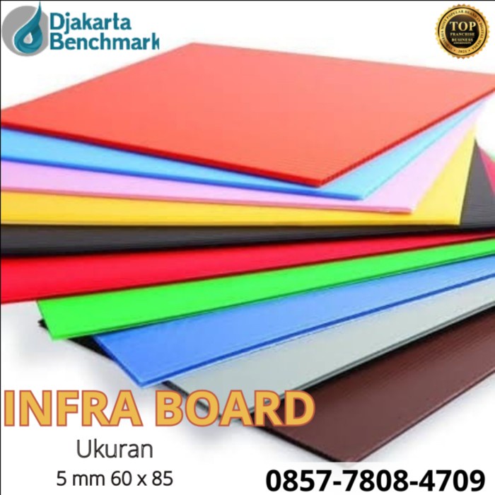

TERBARU! ImpraBoard infraboard Corrugated Board TEBAL 5 mm 60 x 85 cm