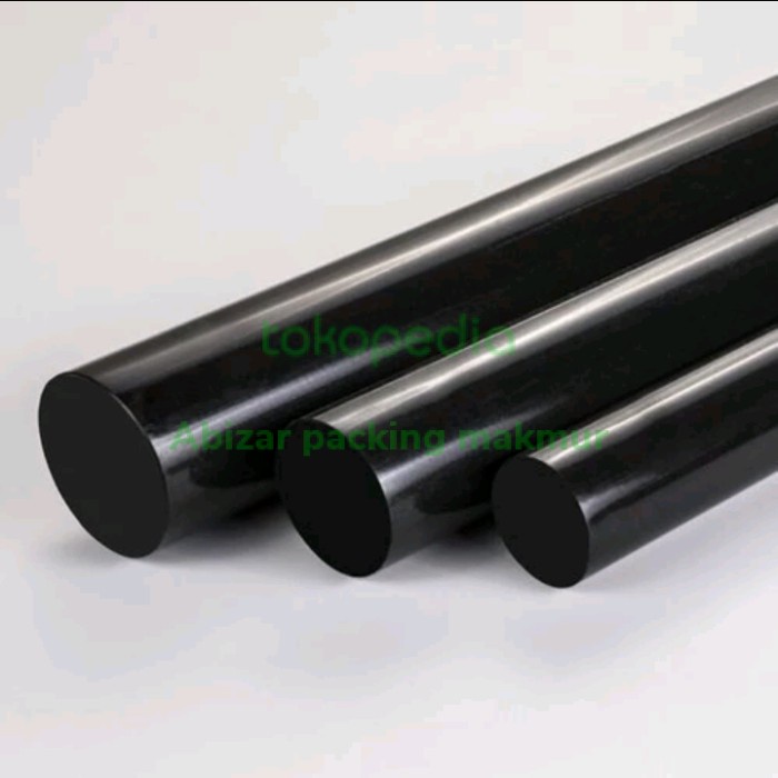 

TERBARU! polyurethane rod as hitam 35mm x 50cm (karet PU batangan)