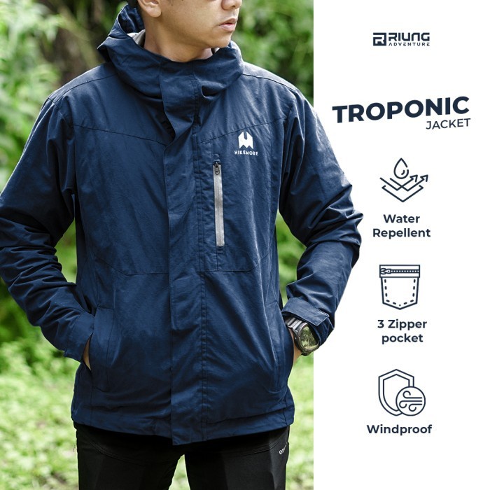 Jaket Gunung Waterproof Hikemore Troponic Terbaru