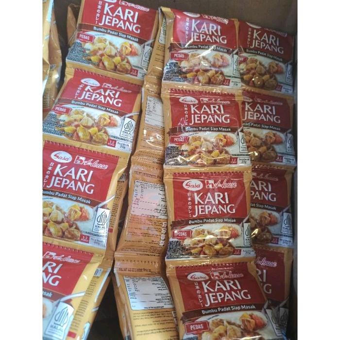 

(36 Sachet) 3 Renceng Sasa Kari Jepang Bumbu Padat Siap Masak @20Gr Best Seller