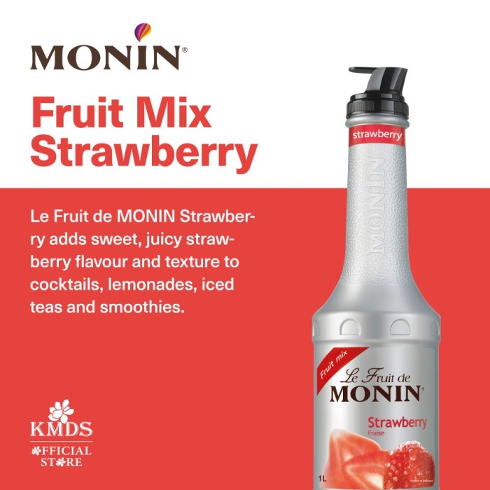 

MONIN PUREE STRAWBERRY 1L (FRUITMIX)