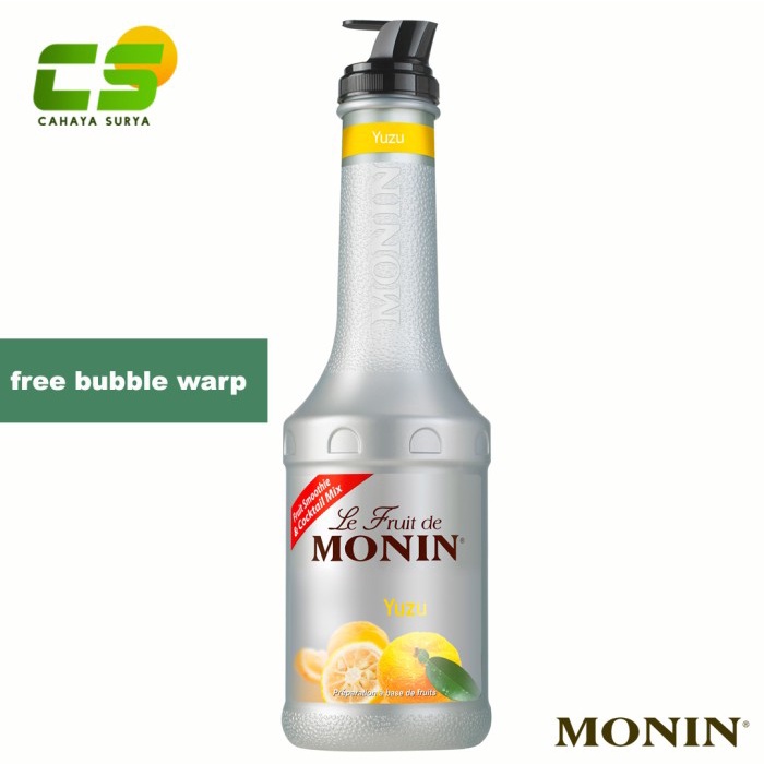 

Monin Fruit Mix/Puree - Yuzu Puree 1000 ml