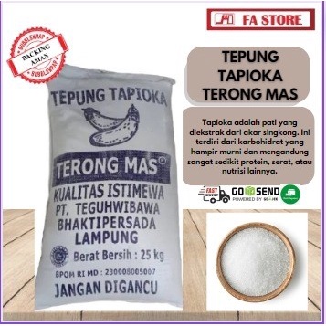 

Tepung Tapioka Cap Terong Mas / Termurah 25kg