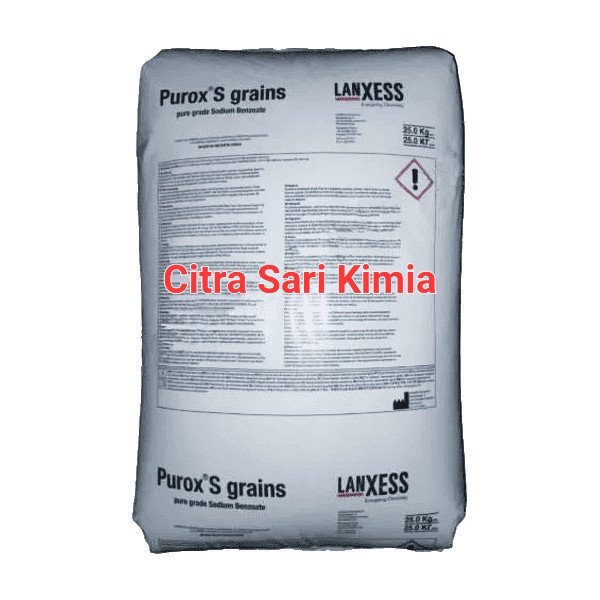 

Sodium Benzoate / Natrium Benzoat Holland Purox 1 Zak 25 KG
