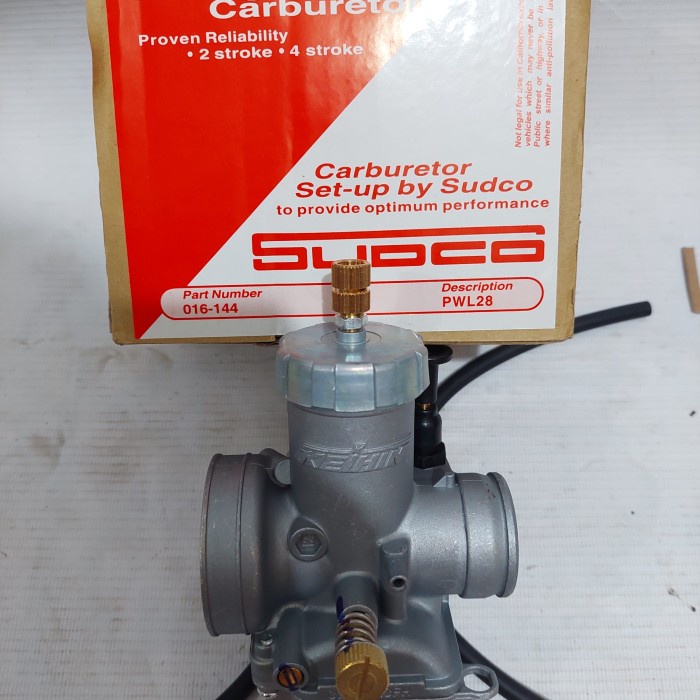 Karburator PWL 28 ninja R/RR Keihin Skep Kuningan Original 2 Tak dan 4