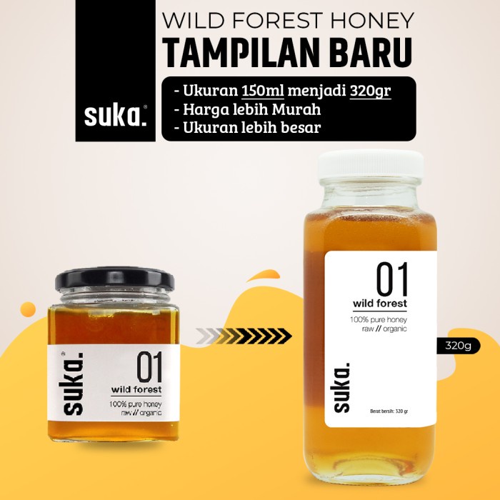 

Sale Terbatas Suka - Wild Forest Honey / Madu Hutan Liar (320Gr) Aman