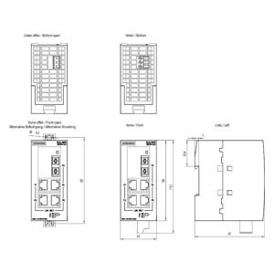 SIEMENS 6GK5004-1BF00-1AB2 SCALANCE XB004-1LD