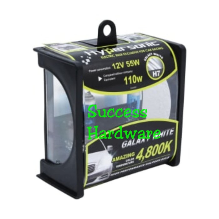HYPERSONIC BOHLAM LAMPU LED MOBIL H7 55W 4800K 12V COOL DAYLIGHT