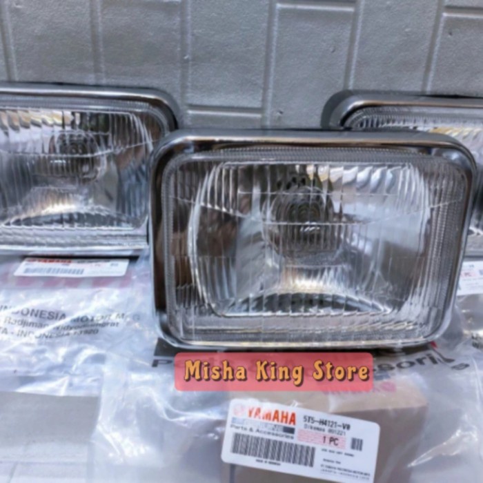 Reflektor lampu depan RX king kotak 5t5 mika original