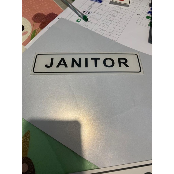 

FREE ONGKIR SIGN NAMA RUANGAN AKRILIK 2MM 5CM X 20CM