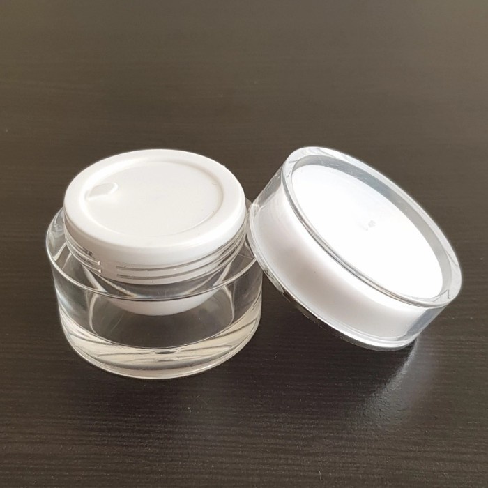 

PRODUK TERBATAS GAJEBO - POT CREAM ACRYLIC 10G BENING PUTIH / POT KRIM AKRILIK 10G