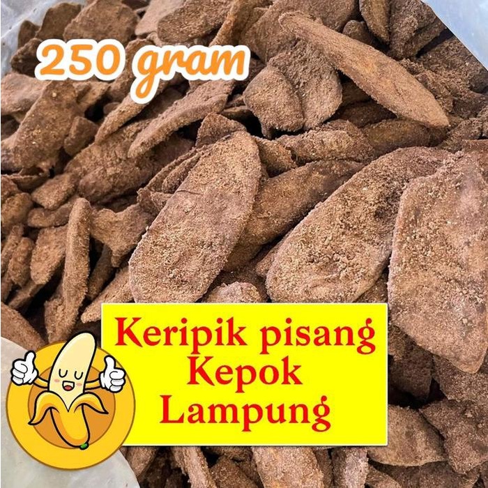 

JTTOP" PROMO 250 GRAM KERIPIK PISANG KEPOK COKLAT & ANEKA RASA KHAS LAMPUNG (IRISAN PANJANG)