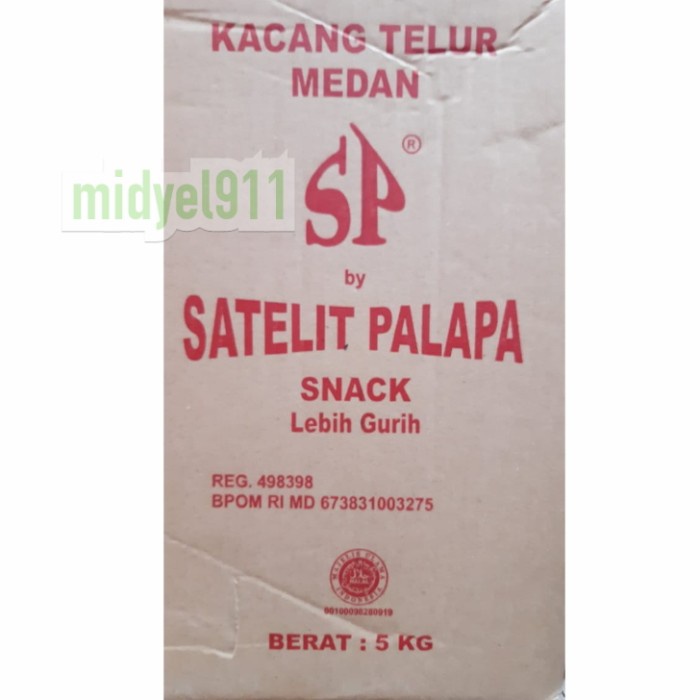 

JTTOP" KACANG TELUR MEDAN SATELIT PALAPA 5KG