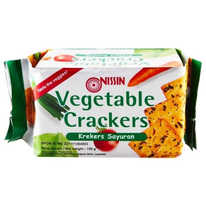 

JTTOP" NISSIN VEGETABLE CRACKERS 150 GR