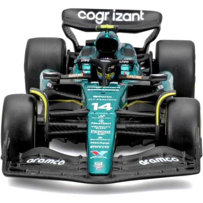

BOOM SALE Diecast 1/43 Bburago Aston Martin AMR23 #14 Fernando Alonso #18 Lance Stroll - 2023