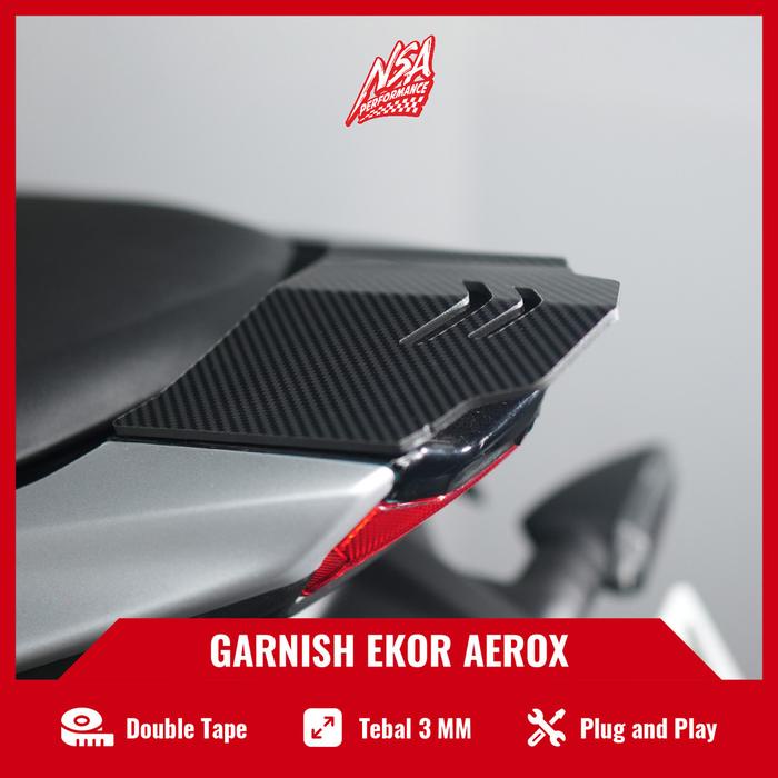 

PROMO SPECIAL NSA GARNISH LAMPU BELAKANG AEROX NEW Canopy Stoplamp Aerox new AKSESORIS MOTOR NSA