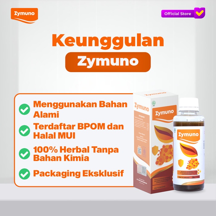

Sale Terbatas Zymuno - Madu Herbal Tingkatkan Daya Tahan Tubuh Cegah Demam Batuk Flu Aman
