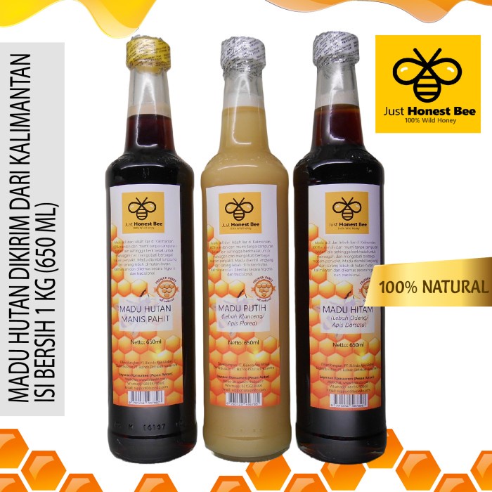

Promo Terbatas Madu Hutan Manis Pahit Asli Lebah Liar Hutan Kalimantan 650 Ml / 1 Kg Aman