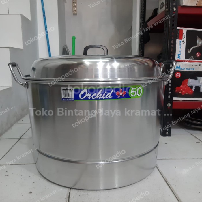 panci serbaguna dangdang orchid ukuran 50cm (ojek online)steamer/tong