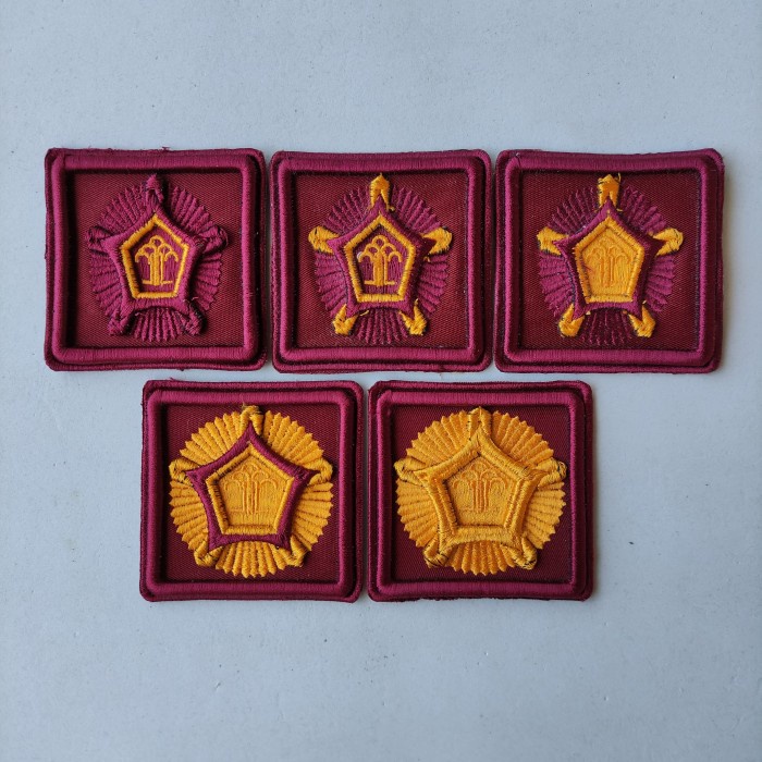 JTTOP" TANDA JABATAN ESELON KEMENKUMHAM PDL - II ( MAROON )