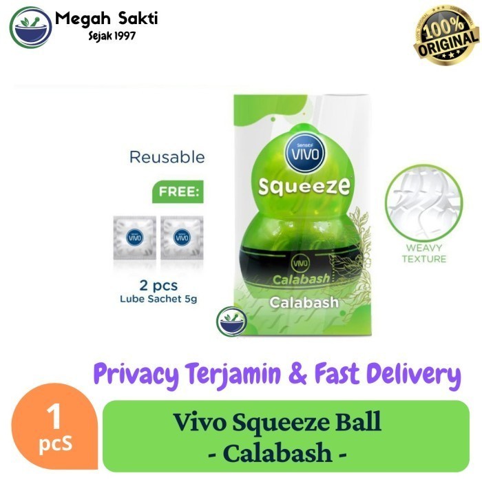 

Squeeze Ball Calabash FREE 2 saet Lube