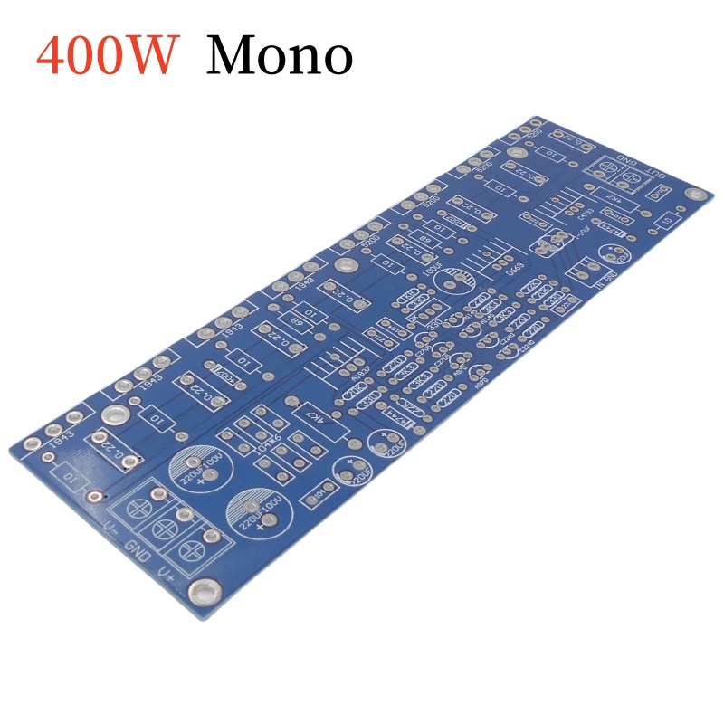 Upgraded Version Of Single Channel 400W Amplifier Board 1943+5200 High-Power Rear Stage Pcb Empty