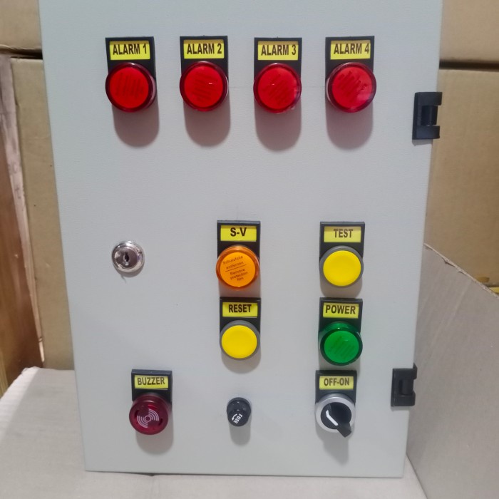 panel alarm gas 4 zone