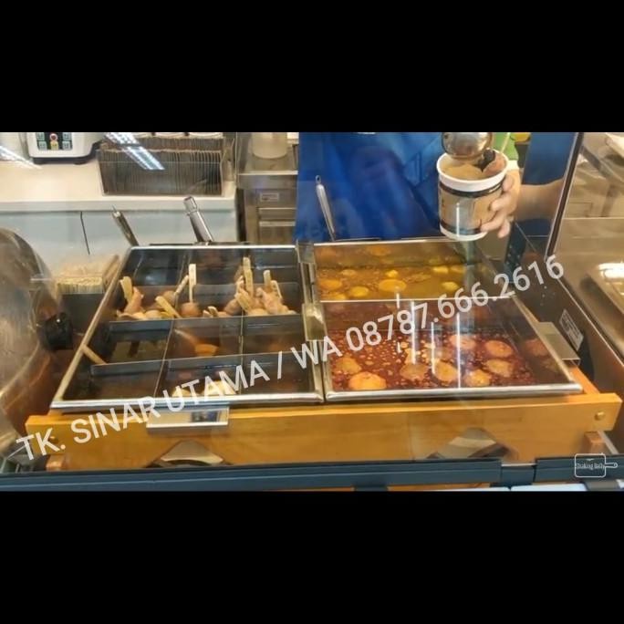 Panci Sekat 7 Fryer Oden Jepang Lawson Shabu Sate Baso Rebus Goreng A