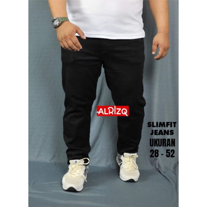Celana Jeans Pria Slim Fit Jeans Jumbo Stretch / Melar