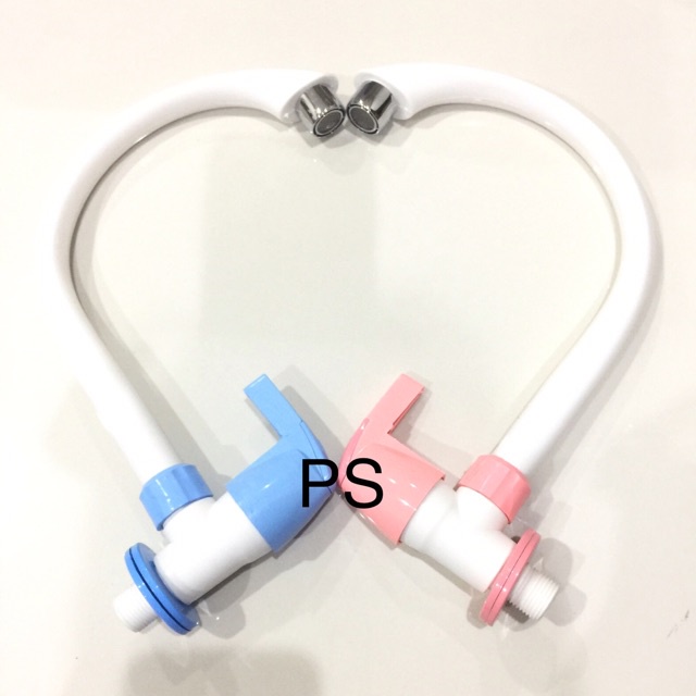 Kran Tembok Bak Cuci Piring Bagus Murah - Kran Dapur Angsa Plastik PVC