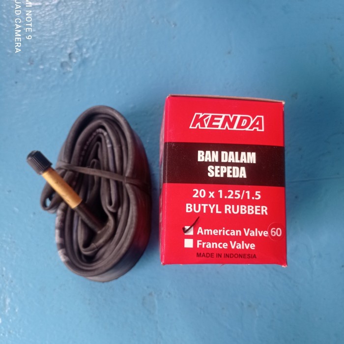 Ban Dalam Sepeda 20 X 1.25/1.50 20X1.25 125 Kenda 406 Schrader Av 60Mm #Gratisongkir