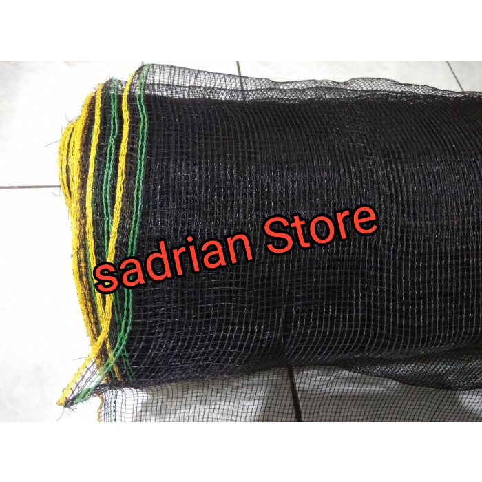 Terbaru jaring waring hitam TL benang single 1 rol jaring pagar kebun keramaba Berkualitas